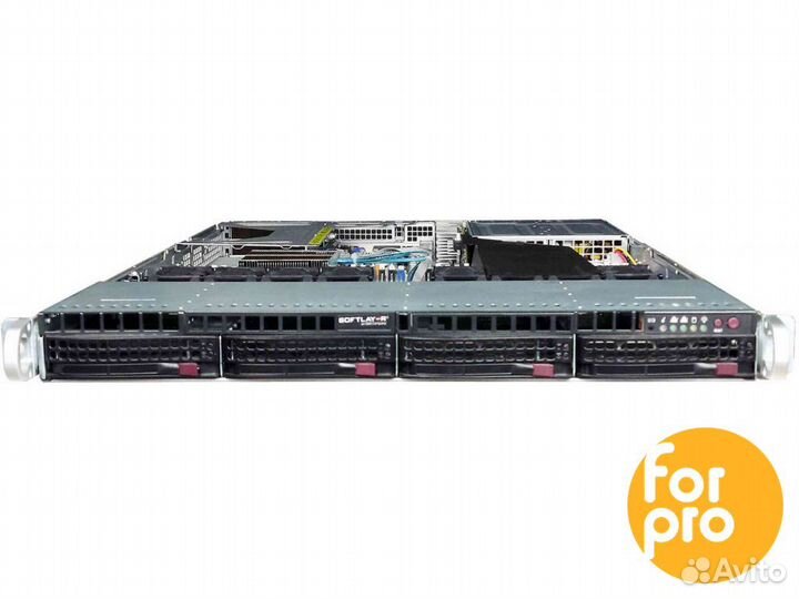 Supermicro 1U X11DPU 4LFF 2x5218RGold 256GB, SATA3