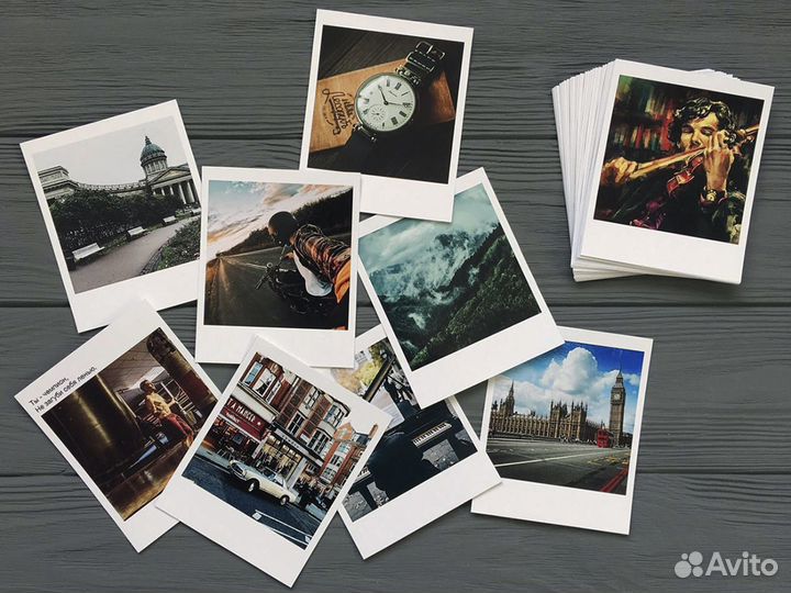 Фото в стиле полароид