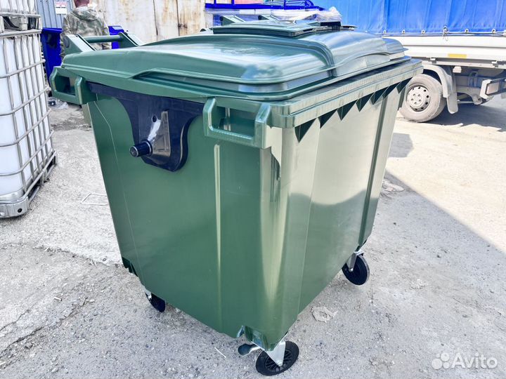 Мусорные Контейнеры 1100л с крышкой опт розница