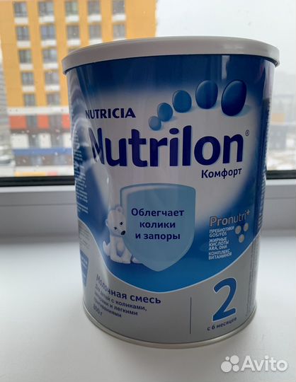 Новая смесь Nutrilon Комфорт 2 800 гр