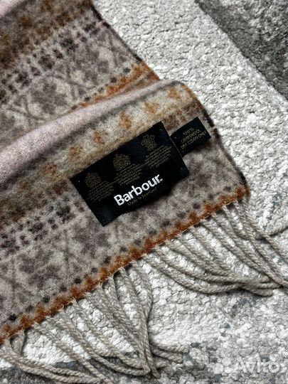 Barbour шарф 100% lambswool