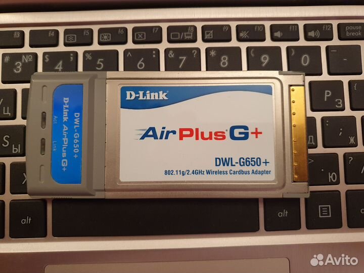 Беспроводный CardBus Wi-Fi адаптер D-Link DWL-G650