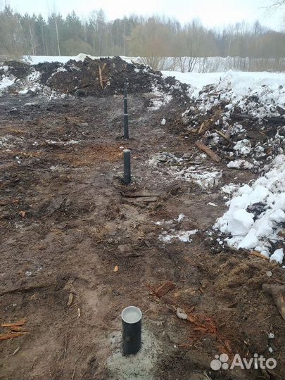 Винтовые сваи под ключ/Фундамент для дома из сруба