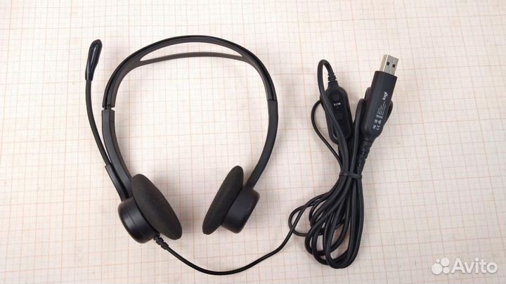 Стереогарнитура Logitech PC Headset 960 USB, б/у