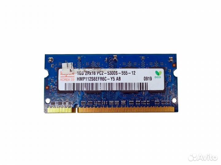 Sodimm DDR2 1 GB 2Rx16 PC2-5300S-555-12, б/у