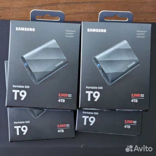 Samsung T9. 4Tb. Оригинал. Из США