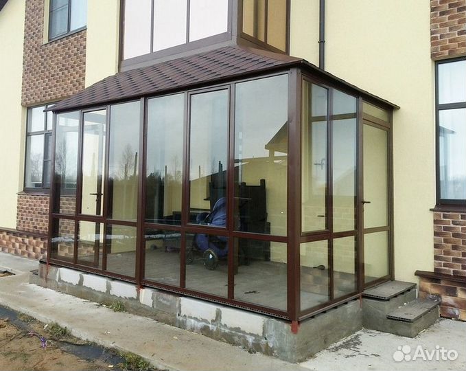 Окно алюминиевое