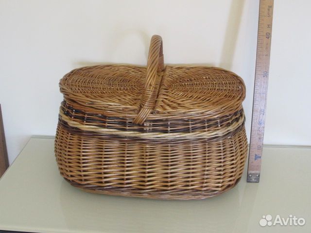 Корзина большая из лозы