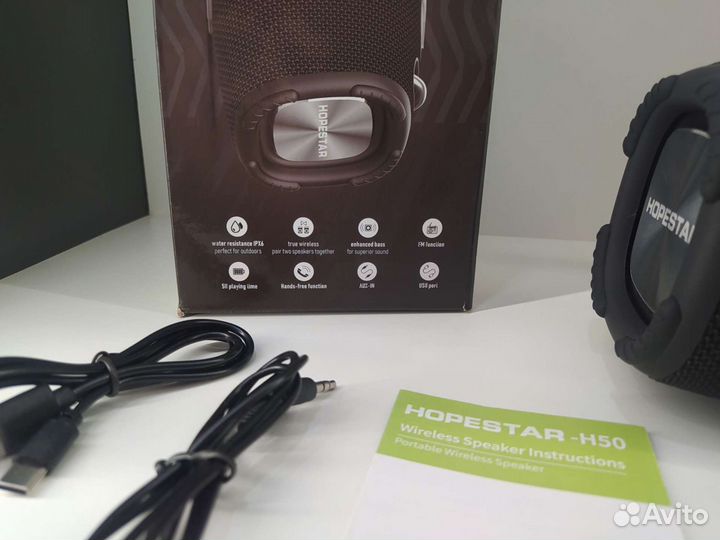 Блютуз колонка hopestare h50 black