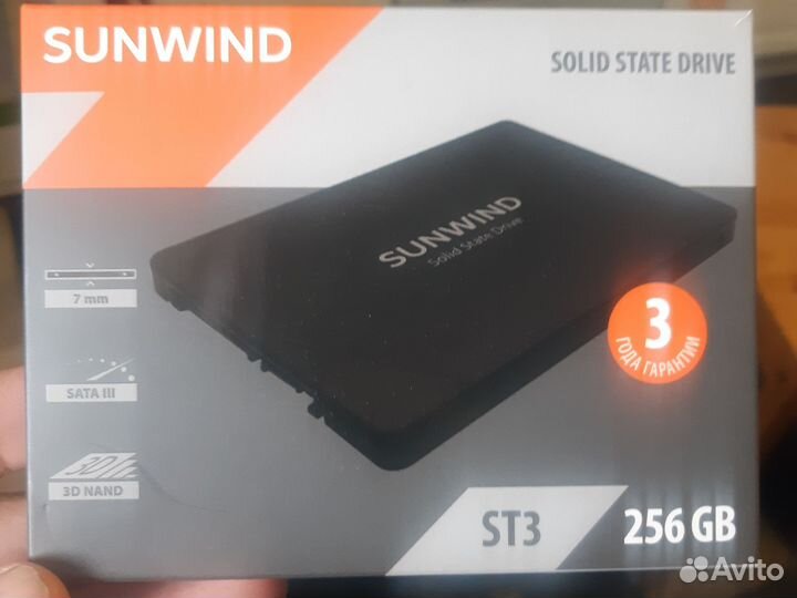 Жесткий диск SSD 256 Гб