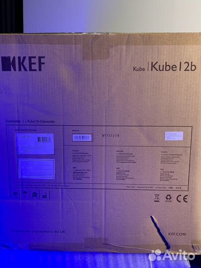 Сабвуфер KEF Kube12b