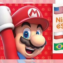 Карты пополнения Nintendo eShop PL USD EUR MXN BRA