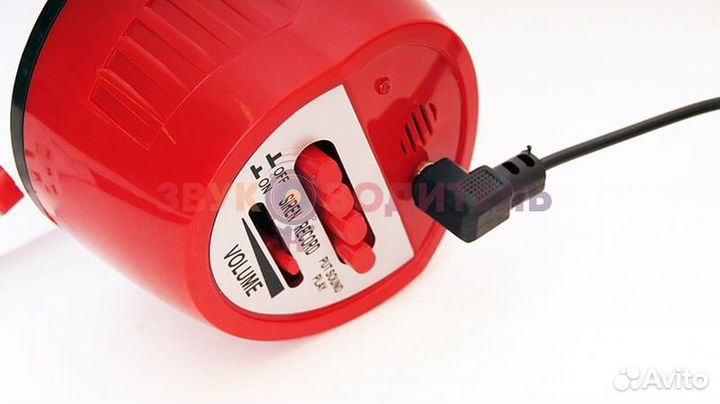 Мегафон рупор с аккумулятором, записью и USB