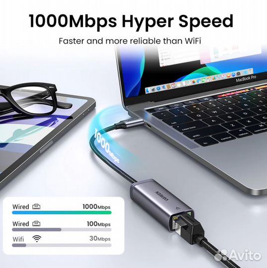 Сетевые карты для ноутбука и пк USB-С, PCI-E, PCI