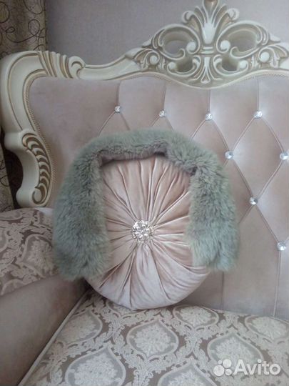 Меховой воротник песец