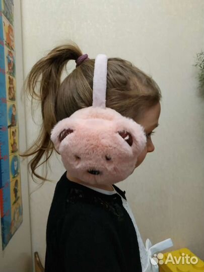 Наушники для детских ушек /шапка