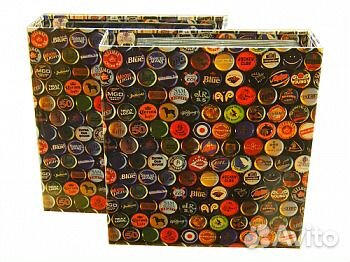 Альбом Цветной для пивных крышек с листами