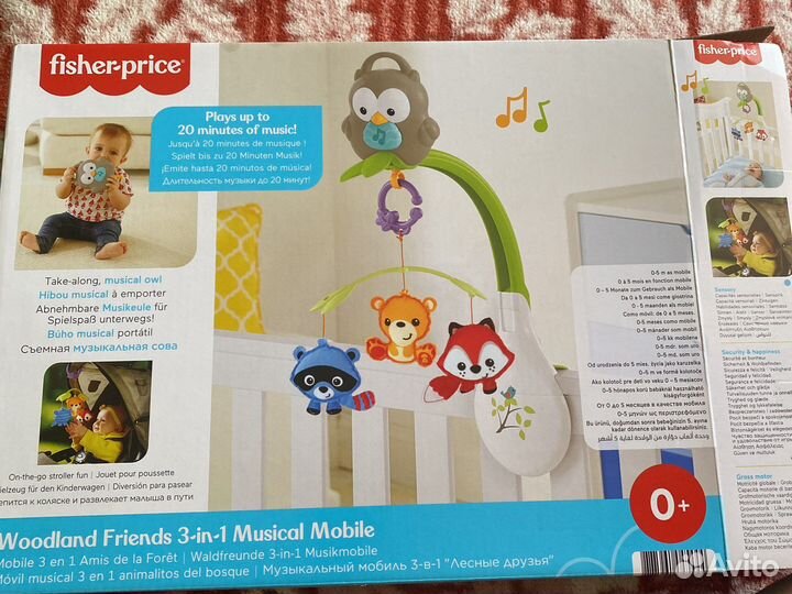 Мобиль на кроватку fisher price