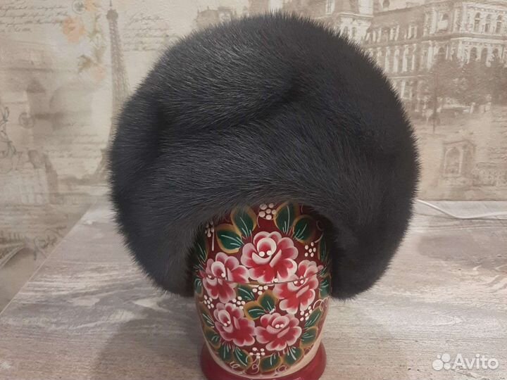 Берет норковый новый