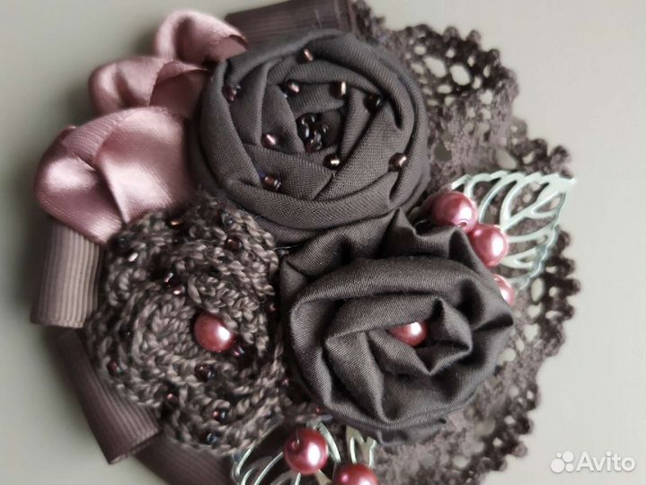 Брошь. Умбра. Стиль бохо