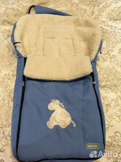 Зимний конверт - мешок в коляску Womar