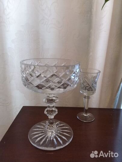 Рюмки стопки креманки хрусталь СССР