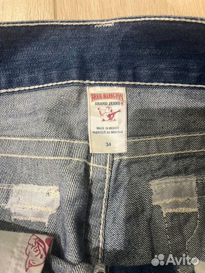 Джинсы true religion широкие