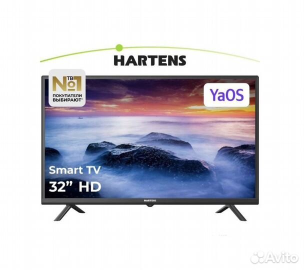 Телевизор hartens 24 32 43 55 4к Смарт Яндекс тв
