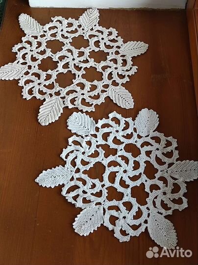 Салфетки, воротник, кружево СССР