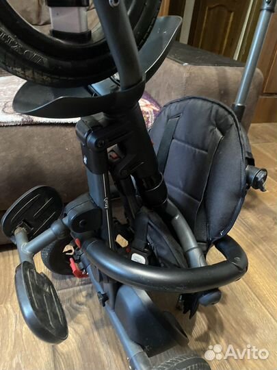 Детский велосипед с ручкой складной