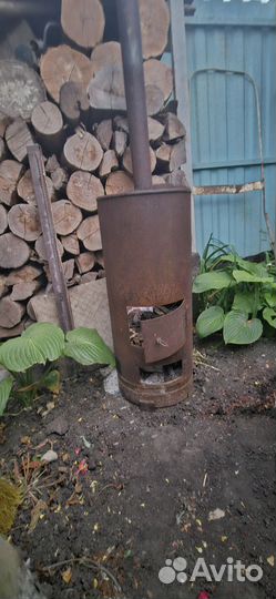 Печь под казан металл