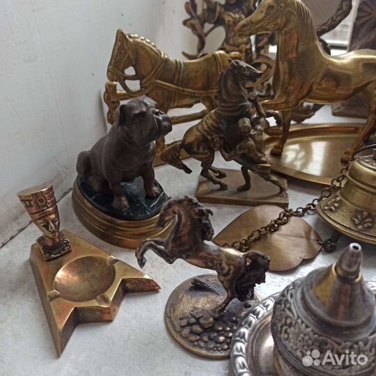Бронзовые статуэтки винтаж