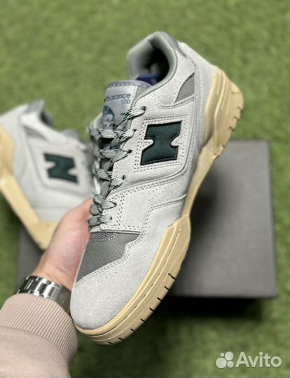 New balance 550 серые cordura