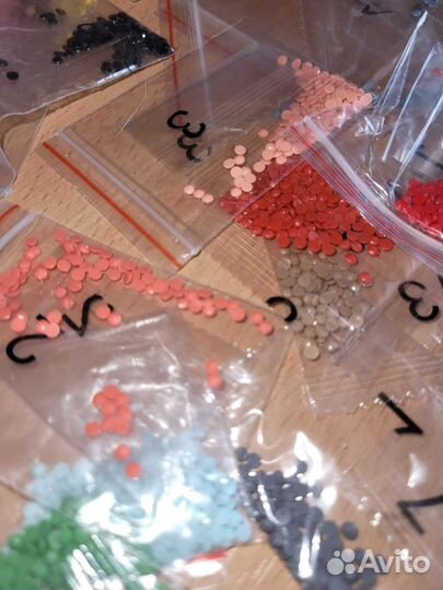 Алмазная мозаика остатки от картин