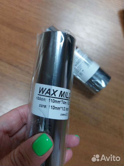Термотрансферная пленка Риббон 110мм74мм