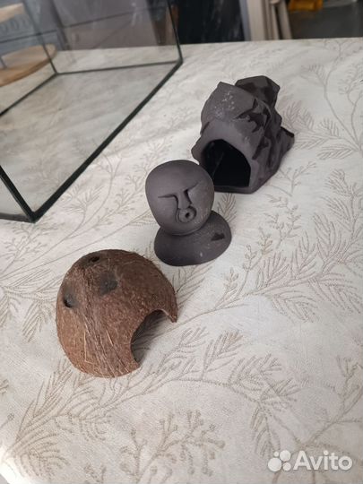 Аквариум с фильтром, компрессором, лампой и др