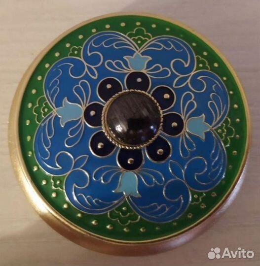 Шкатулка пудреница СССР. Винтаж