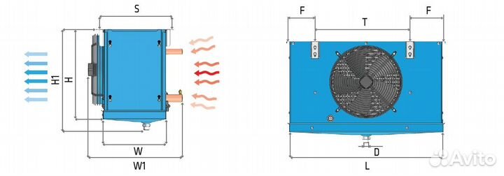 Воздухоохладитель 5,6 кВт FrigoCool gте 30.21.7