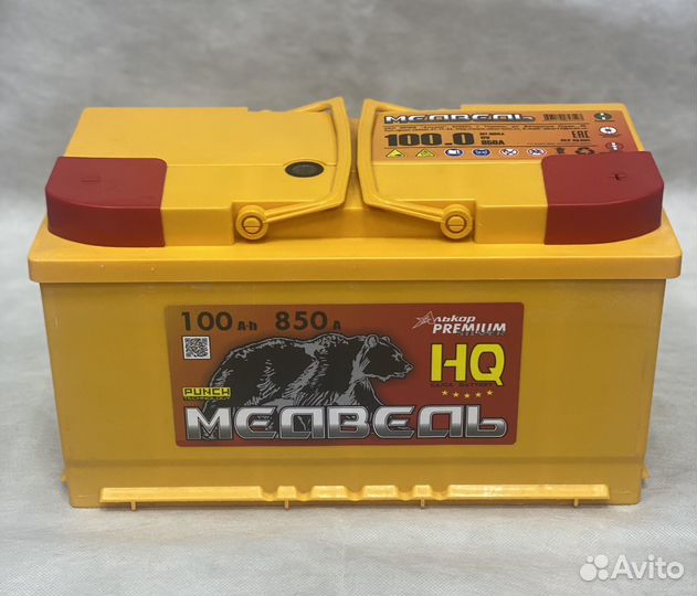 Аккумулятор Медведь 100 о/п