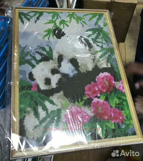 Алмазная мозаика 40x50 Букетик красивых желтеньких