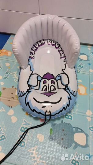 Тюбинг надувной детский со спинкой