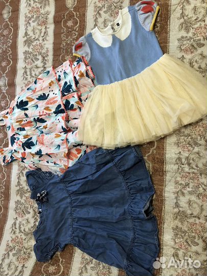 Одежда и обувь для девочки 92