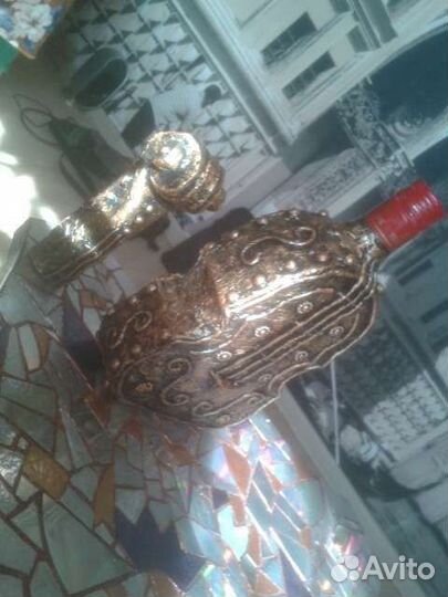 Декорированные бутылки