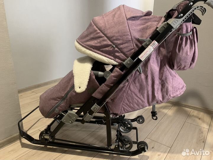 Санки коляска nika