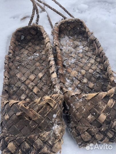 Лапти из лыка (30-ые года)