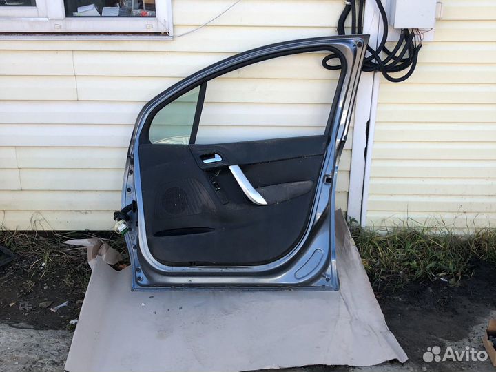 Дверь передняя правая ситроен с3 серая