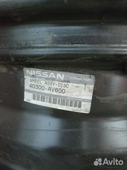 Штампованный диск R 16