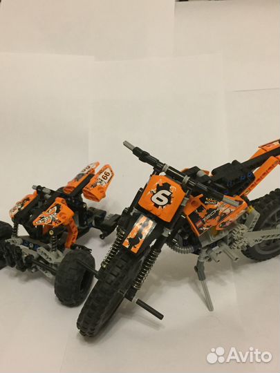 Конструктор lego technic мотоцикл и квадроцикл