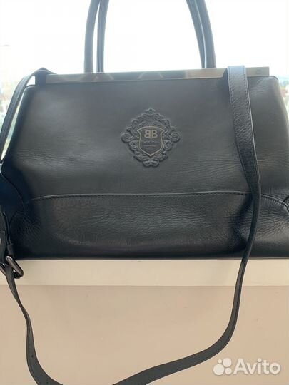 Сумка женская натуральная кожа черная