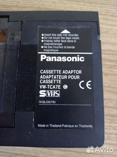 Адаптер видеокассет vhsc на VHS Panasonic VW-TCA7E